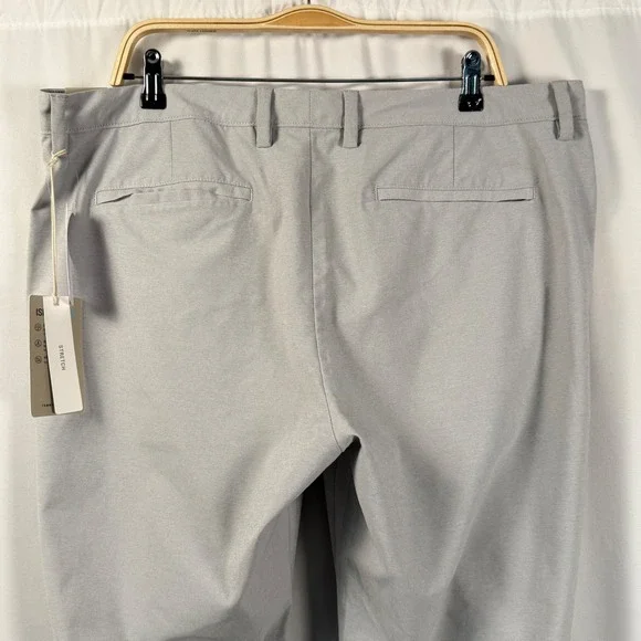 Tommy Bahama Island Zone Performance Oxford Pants Mens 40x30 Bala Shark Gray NWT
